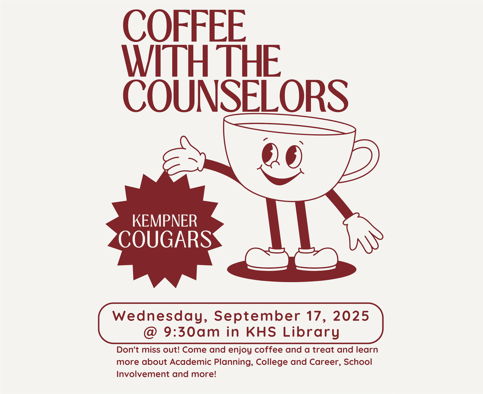 Coffee with the Counselors!