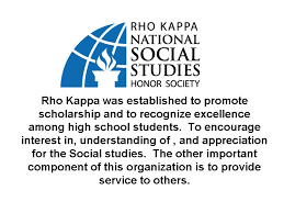 Rho Kappa (Social Studies Honor Society) / Home