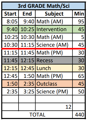 My Schedule