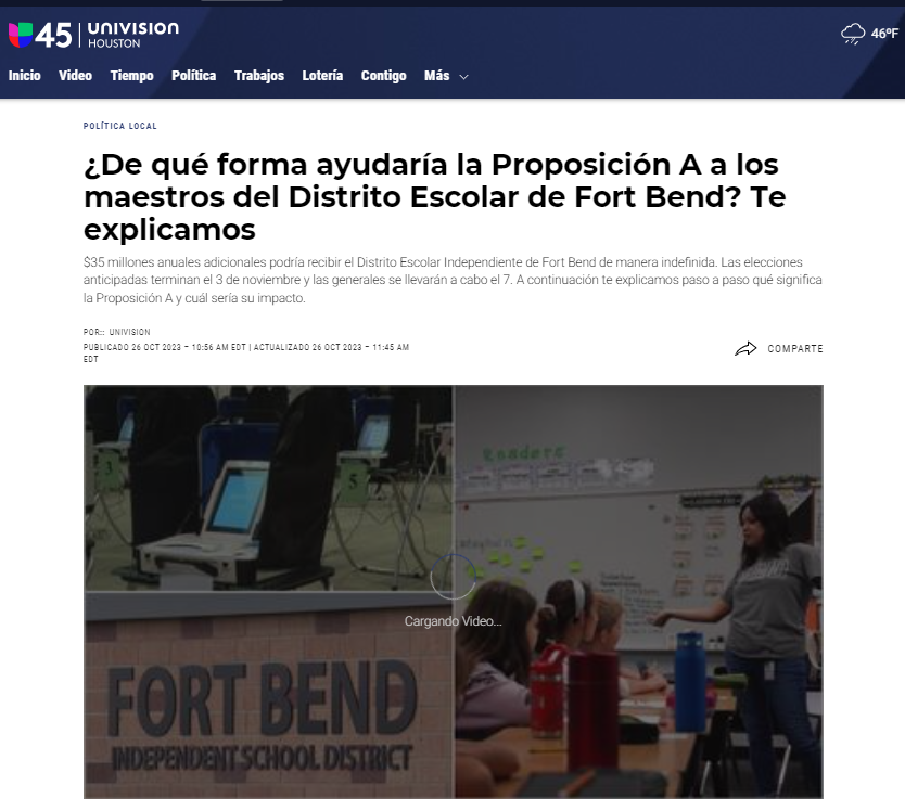 45 Univision news story on VATRE