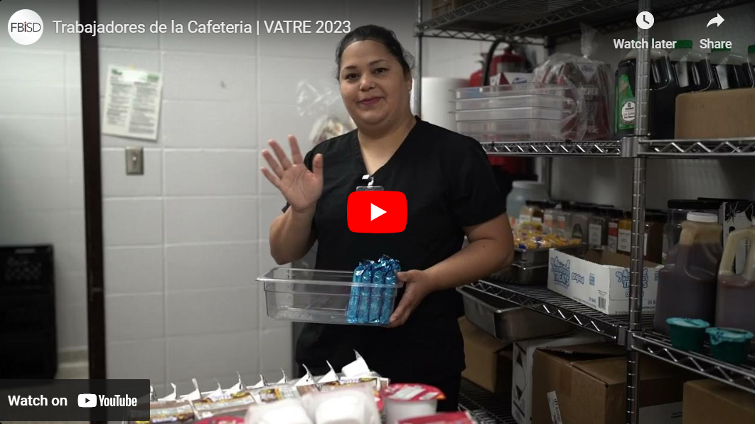VATRE video about cafeteria workers in Spanish