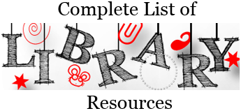 Complete List of Library Resources