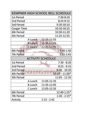 Fort Bend Isd Calendar 2022 Bell Schedule / Bell Schedules
