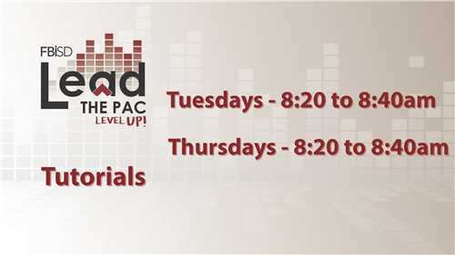 Tutorials