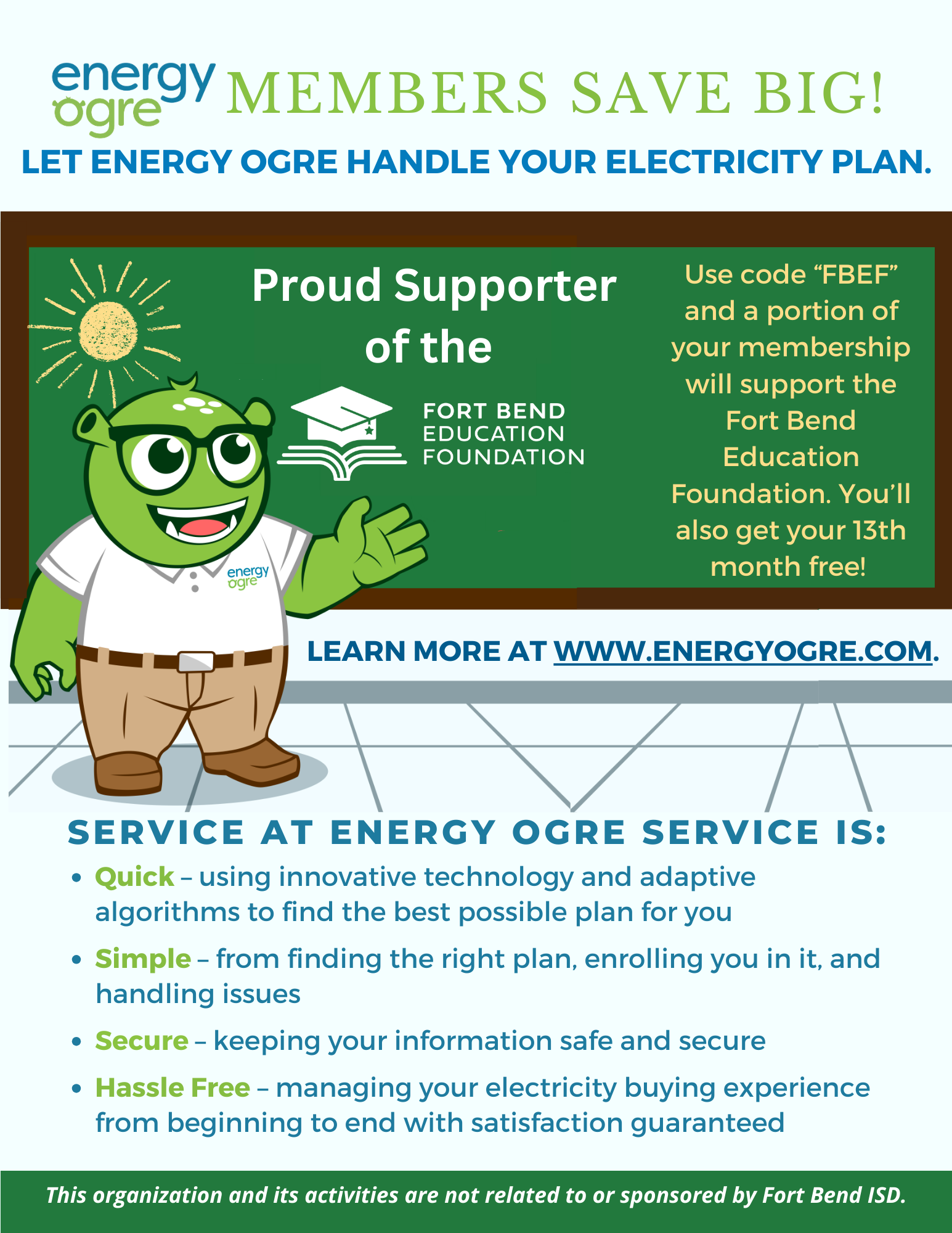 Energy Ogre partners with FBEF!
