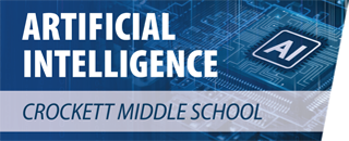  white AI text on blue bg