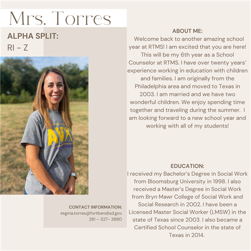 Mrs. Torres Info