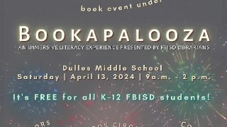  Bookapalooza 2024 flyer
