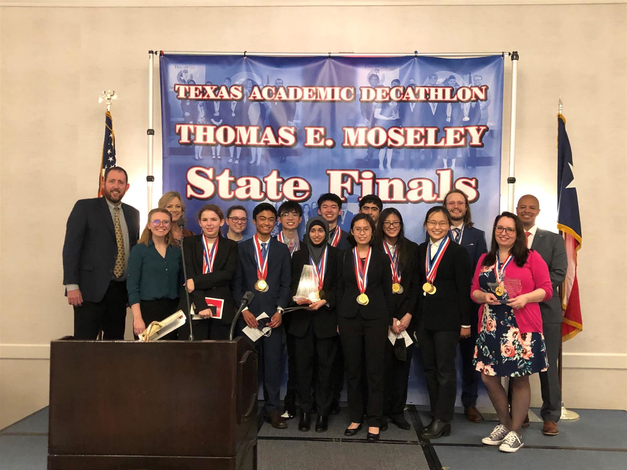 Academic Decathlon 2022 Winning Team!