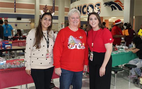 Roberta Siddiqui, Jan Robertson and Lynette Damra