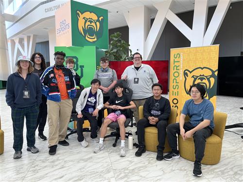 Ridge Point High School esports students