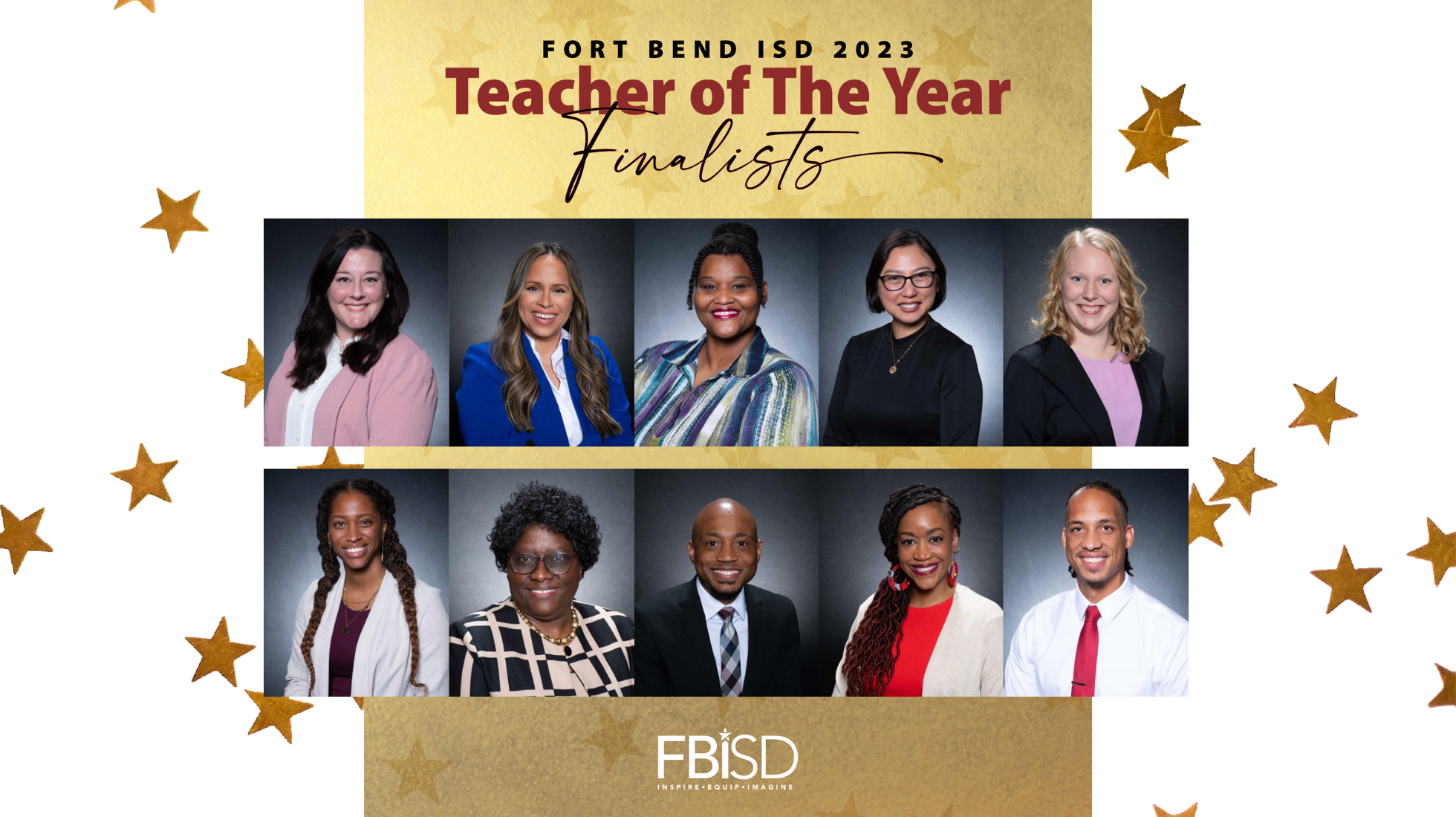 Fort Bend ISD announces 2023 Teacher of the Year finalists (1/27/2023)