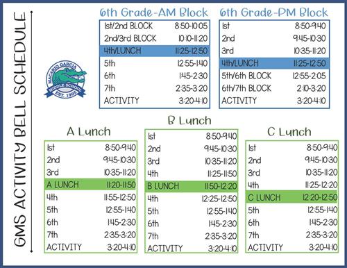 Act SChed