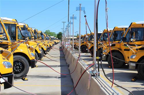 Fort Bend Isd Installs Cng Fueling Station At Hodges Bend
