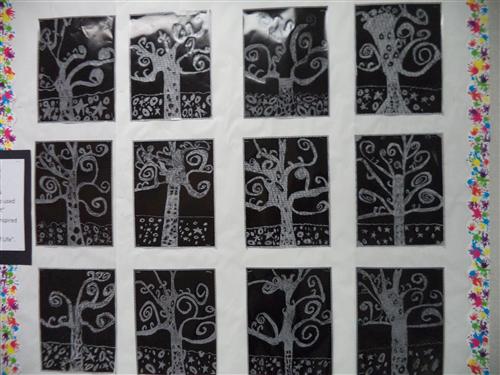 Second Grade Scratch Art 