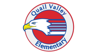  Quail Valley Elementary School eagles logo