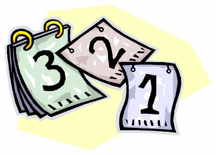 pages of calendar
