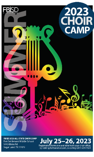 All State Choir Camp Poster