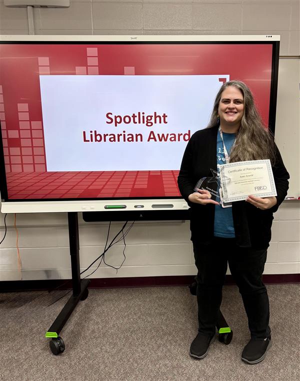 2025-2026 Elementary Spotlight Librarian - Anne Arnold