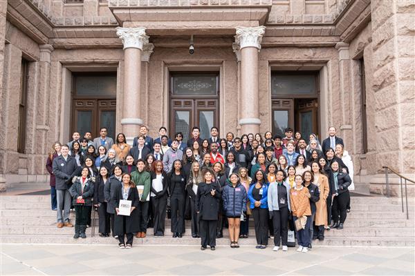 FBISD Student Leadership in Austin for their Day of Advocacy experience